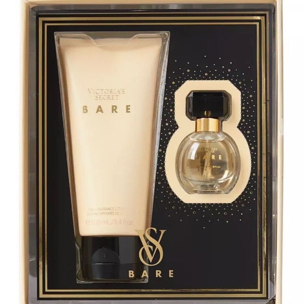 Victoria’s Secret Bare Gift Set Mini Perfume Spray EDP & Lotion Travel Size New
